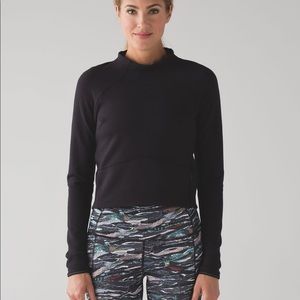 Lululemon Hill and Valley Mock Neck Shirt